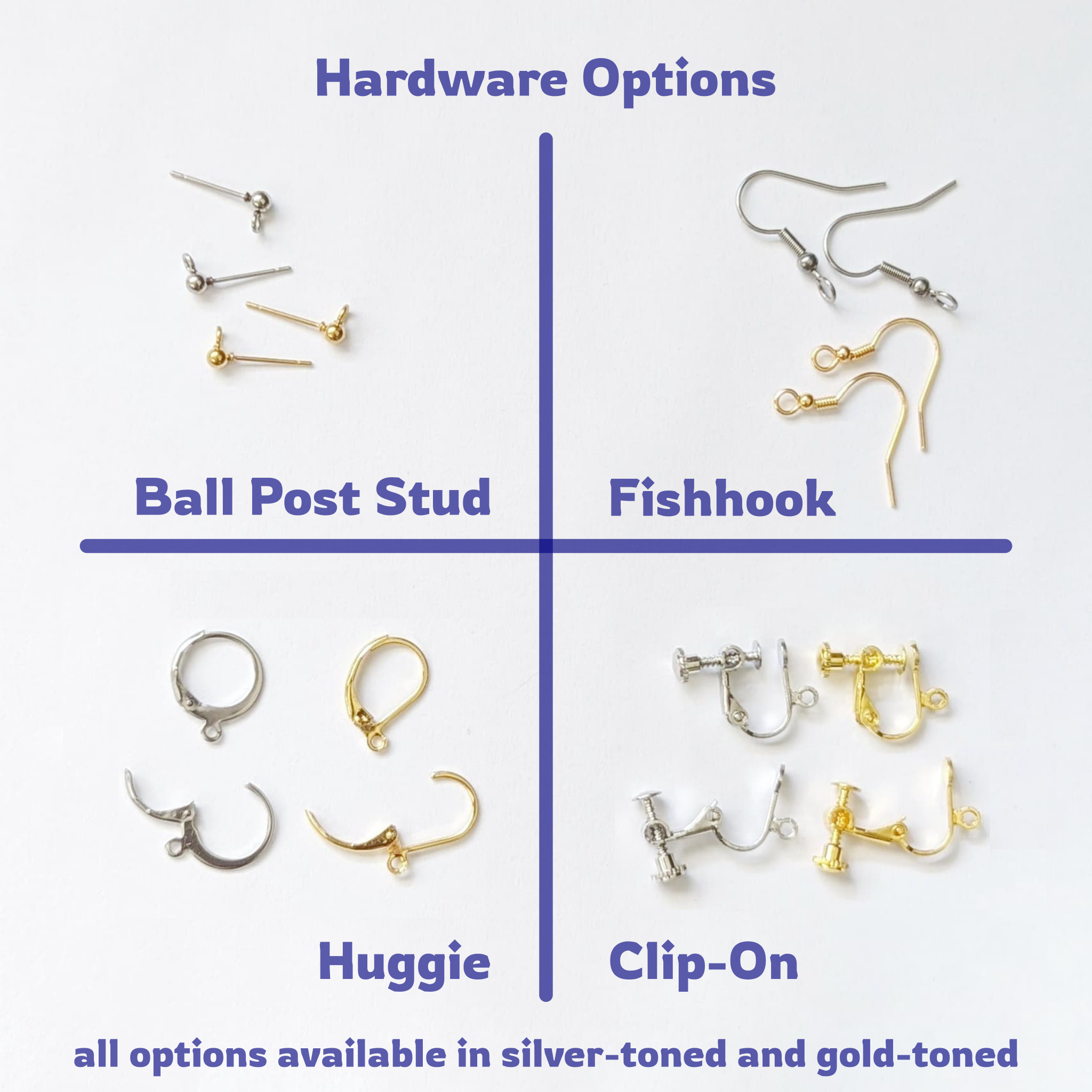 Screw spring earrings parts (K10 gold) – マザーハウス 公式サイト